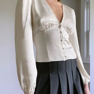 Aritzia Tatiana Blouse - Sunday Best, sz 4